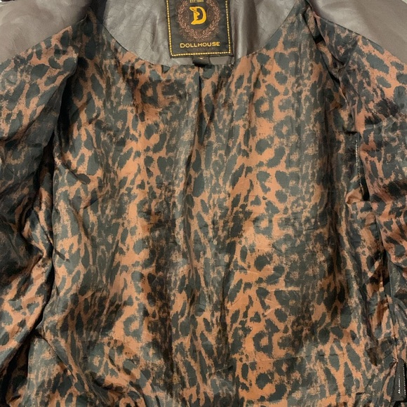 Leather-style biker Jacket - Picture 6 of 7